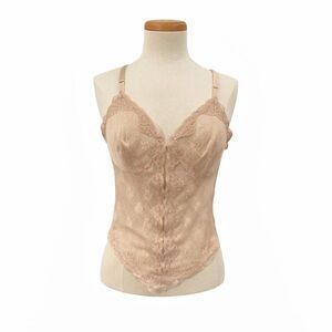 Vintage Lorraine 38 Cream Camisole Fairy Coquette 0521 Lace Lightweight Romantic